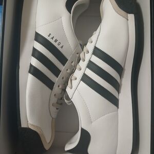 adidas Samoa White and Black Sneakers